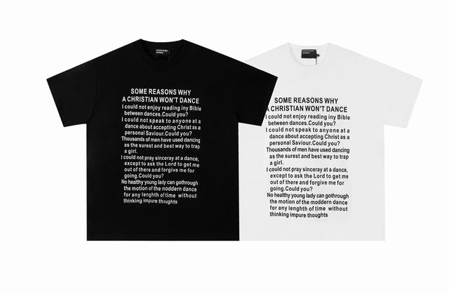 款号420 今年穿富二代一定会暴富Enfants Riches Deprimes 忧郁的富二代基础英文十字架印花短袖面料采用定织250G32支双股双纱纯棉 结构