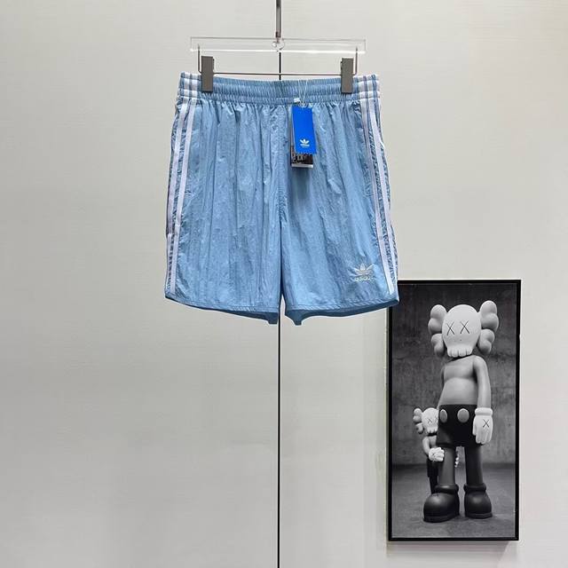终端供应 Adidas丨三叶草经典款情侣速干五分短裤Size：S-3Xl