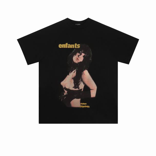 款号520 今年穿富二代一定会暴富Enfants Riches Deprimes 忧郁的富二代25Ss，Slave Girl Raglan 机械师T-Shirt