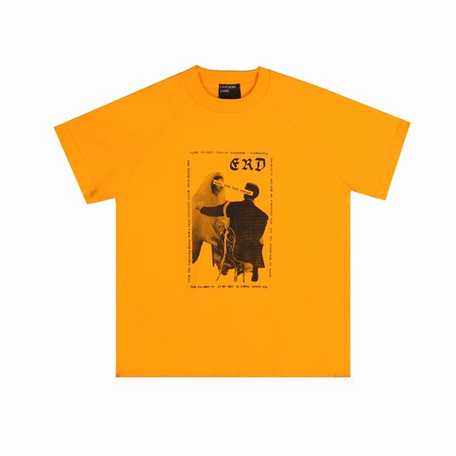 款号520 今年穿富二代一定会暴富Enfants Riches Deprimes 忧郁的富二代Talkypt不够爱情插肩 印花短袖面料采用定织250G32支双股