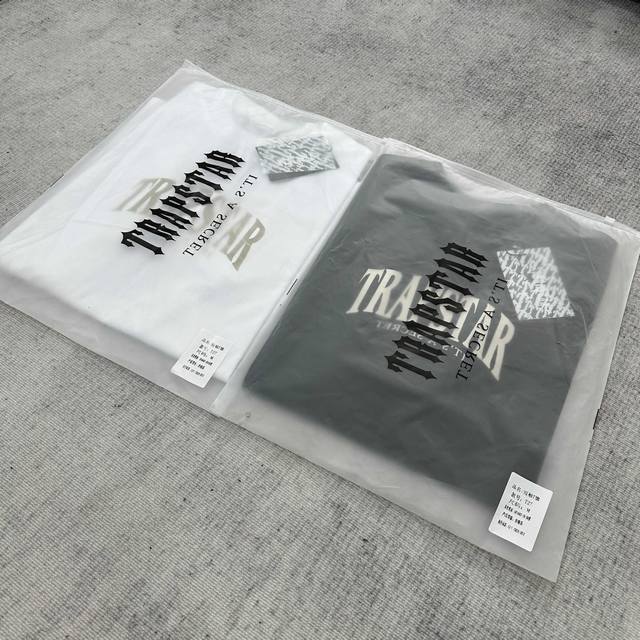 T27# Trapstar美潮新款高街印花宽松T恤19 颜色: 黑色，白色 尺码:S,M,L,Xl 260纯棉爽滑双纱宽松版型