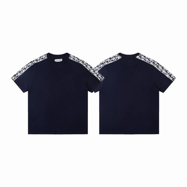 款号：Y176Dior 迪奥新款织带短袖原版面料高版本高品质 网红明星同款市场顶级版本， 定制面料 双面进口绣花机刺绣工艺 定制定染 ，上身舒适 ，定制五金，细