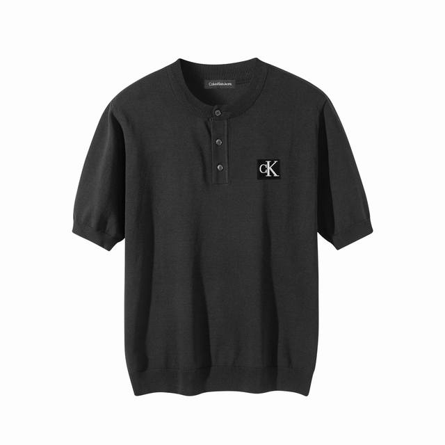 供 Calvin Klein Ck绣标针织毛衣短袖 定制主标 辅料 水洗齐全 品牌精密刺绣标甄选高端弹力针织面料 弹性大 活力阔版 上身舒适透气有质感 柔软亲肤