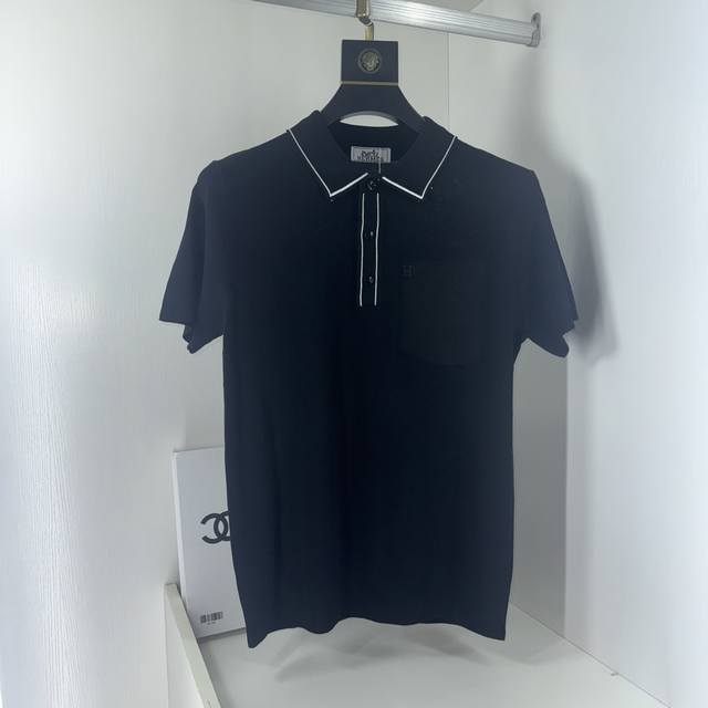 爱马仕，经典款针织衫升级，灵感源自八十年代复古原版面料 官方同款 定制 网纱毛衣针织面料 手感非常舒服 春夏最新砖柜同步 时尚又个性 超级百搭好看款 男女都非常