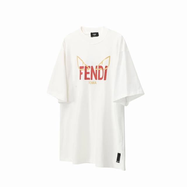 特价 Fendi 芬迪 25Ss眼睛印花短袖T恤采用原板独家定制280克32支双纱 纯棉面料质感非常柔软舒服100%区别市场的顶级面料 不缩水不变形 不起球 搭