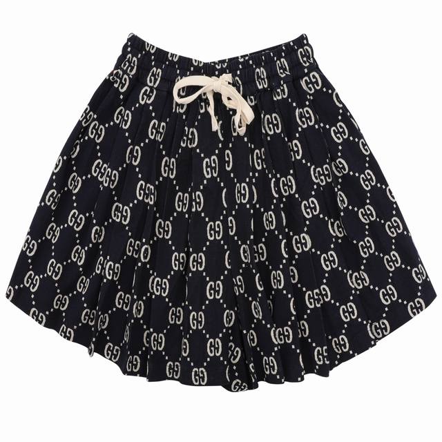 Gucci 古驰 经典满印提花织带短裙Size：Xs-M