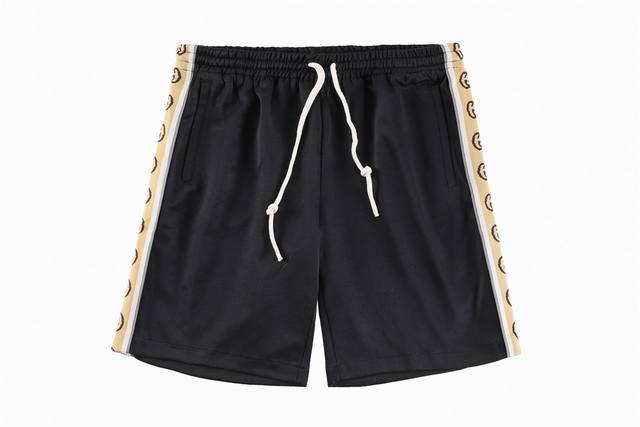 Gucci 古驰 侧边双G反光织带短裤Size：Xs-L