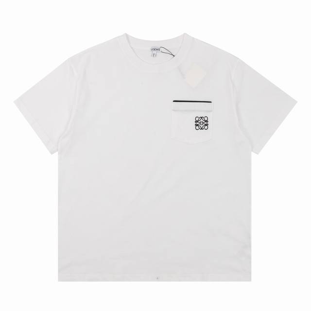 Loewe 罗意威 双层口袋刺绣短袖尺码：S-L
