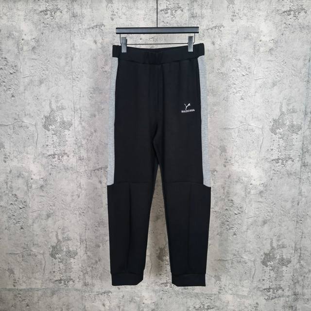 Blcg × Puma彪马Puma Large Tracksuit Pants In Black Red 25Fall 联名合作款彪马徽标刺绣运动裤小脚裤颜色: