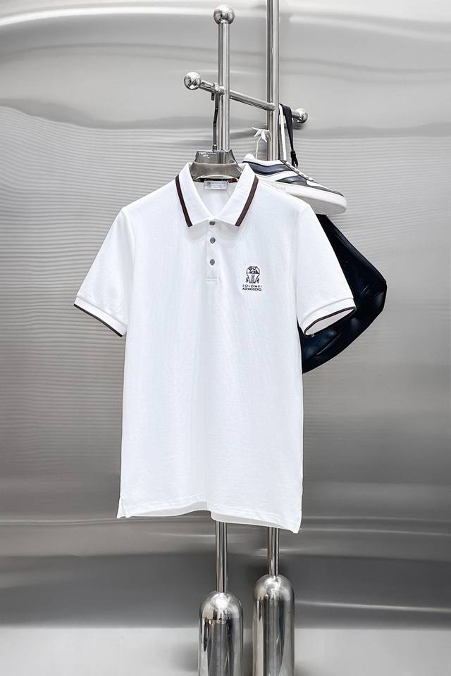 Bc 2025Ss夏季新款 Logo男士翻领Polo衫！经典商务男款，高端男装的天花板级别的商务男款！简约时尚大气不失优雅，单穿内搭体面过人，品质控 细节控的闭