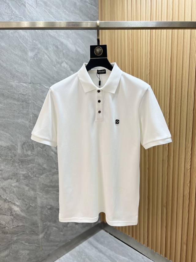 Zzegna 杰尼亚 2025年春夏新品上新 三标齐全 翻领短袖Polo衫 好货不用过多介绍 看细节 专柜码数：M-Xxxl 175 140建议L