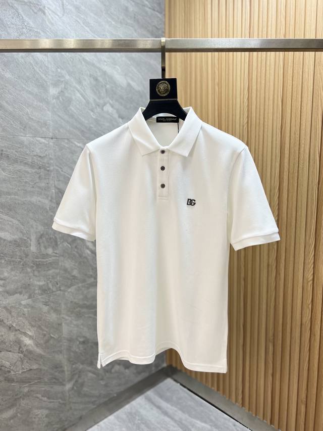 Dg 杜嘉班纳 2025年春夏新品上新 三标齐全 翻领短袖Polo衫 好货不用过多介绍 看细节 专柜码数：M-Xxxl 175 140建议L