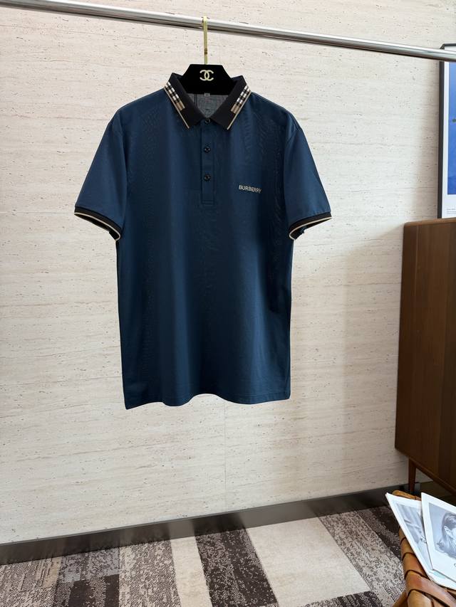 Bur25S春夏男士Polo 胸前标志性Logo徽标 整体非常的轻商务休闲！客供丝光棉 上身轻盈舒适顺滑 到手绝对让你觉得物有所值的一件单品！！！ 码数M-4X