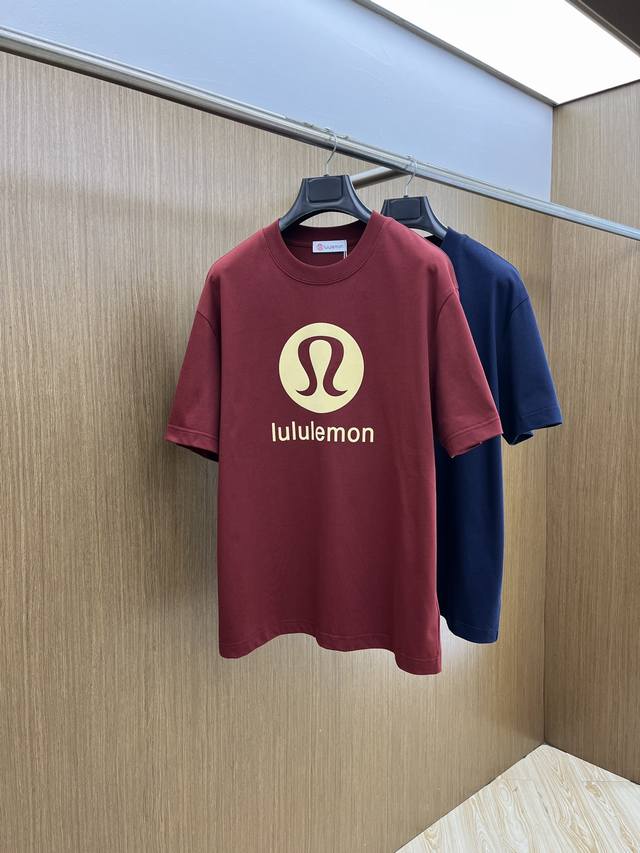 新款 Lulu 2550夏季独家专供新款原单男士休闲短袖 高端定制 高端版本 时尚百搭爆款进口纯棉面料 手感超柔软细腻 穿着亲肤舒适 高端精品 代工厂P精细做工