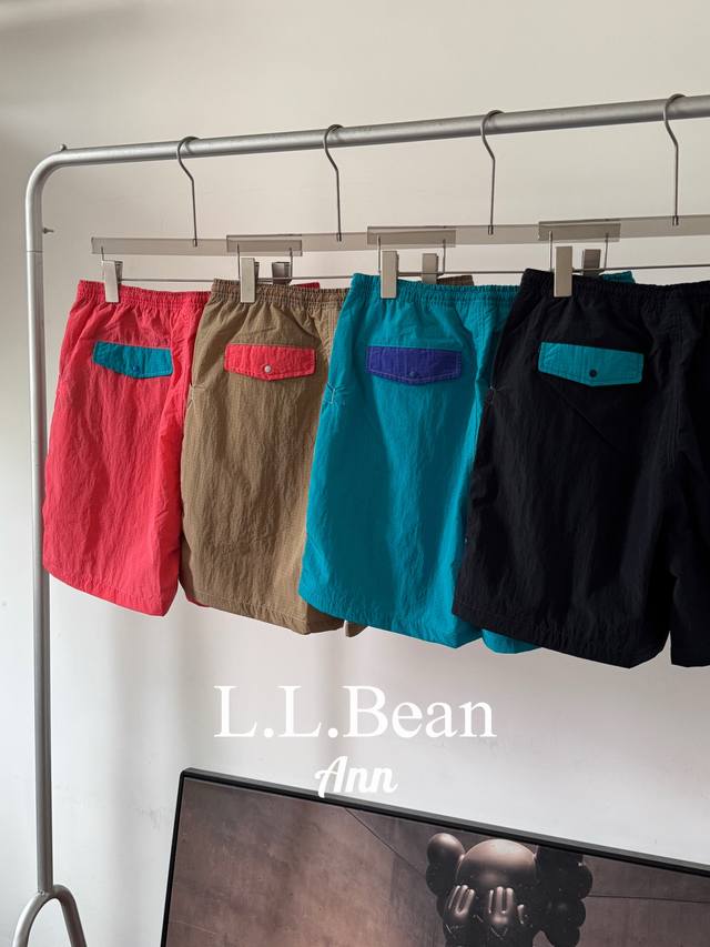顶级版本 日系复古L.L.Bean X Beams Ss25 联名防撕裂速干撞色户外短裤 日美联名｜防挂防撕裂｜内衬网眼透气｜夏日沙滩必备L.L.Bean携手B
