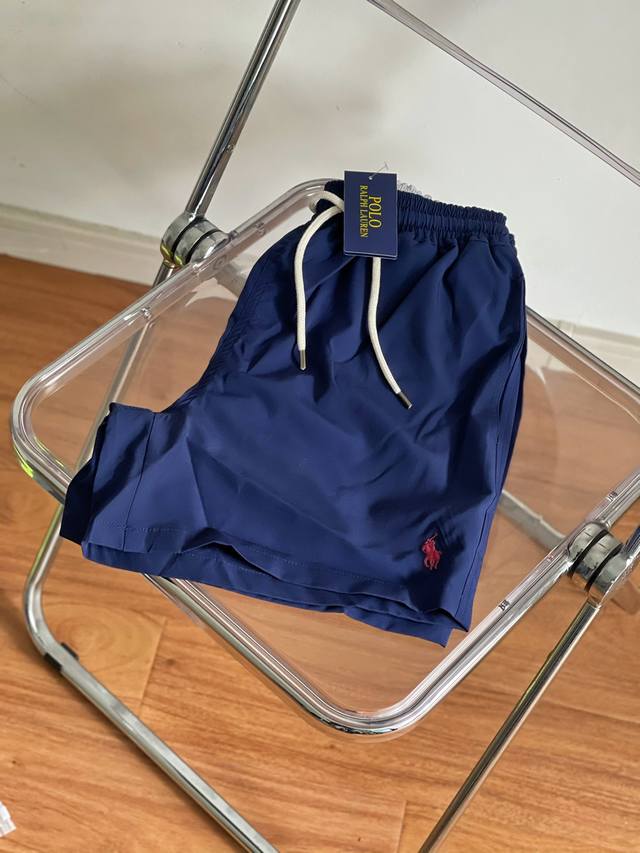纯原臻品 原厂跟单 原厂品质Polo Ralph Lauren拉夫劳伦复古标纯色小马刺绣标复古休闲抽绳沙滩短裤 男女同款 -代工厂P跟单渠道出品 代购指定版本