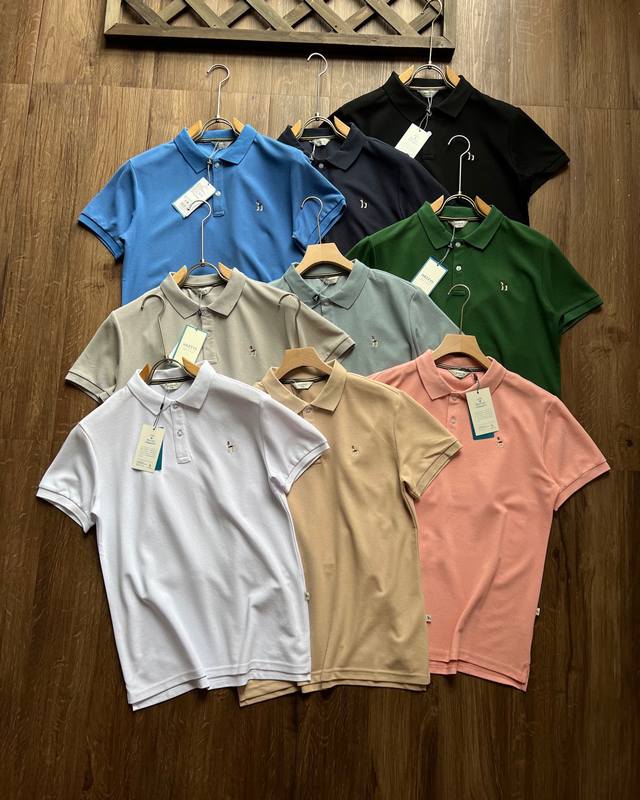 男款！精选9色 ！Hazzy哈吉斯男士经典款 Polo 男款春夏新款休闲翻领短袖Polot恤！！！彩色皇冠狗装饰，丰富原来纯色Logo的细节设计，造型更加特别！