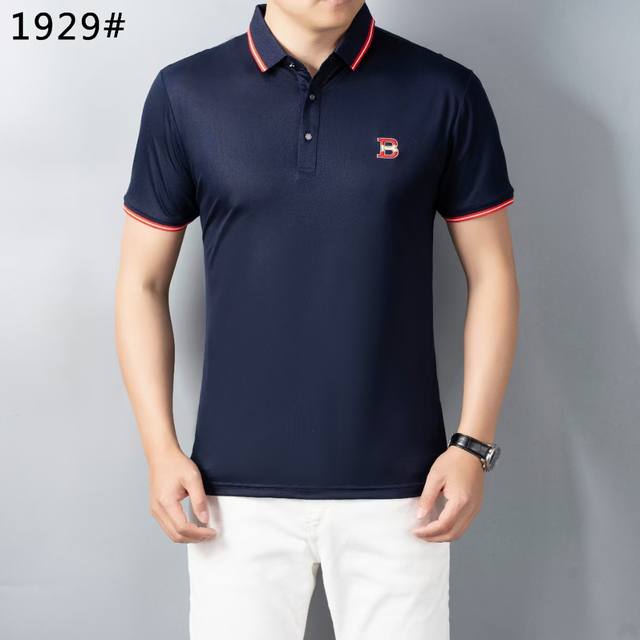 经典时尚翻领 Polo衫短袖 简约大气，时尚百搭，舒适挺阔，上身垂感好，商务休闲，时尚百搭！码数：M~4Xl