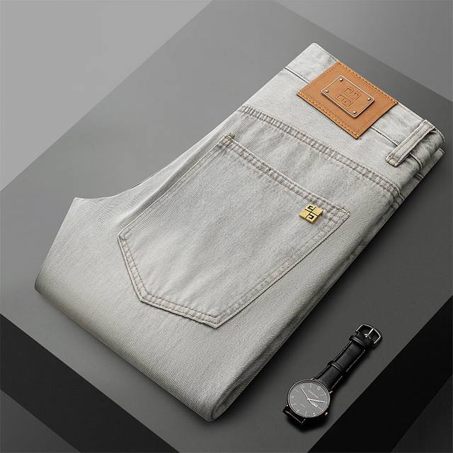 Give 25Ss春夏新款男士阔腿原单 牛仔裤 早春新款超柔软，弹力面料，复杂的手工艺叠加，任何一个洗水环节多停留几秒都会变成完全不一样的颜色效果，所以越加珍贵