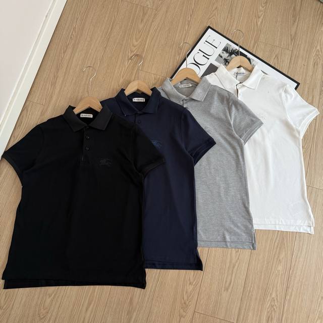 Burberry 巴宝莉 四色经典战马刺绣Logo 短袖Polo始终在线的高阶单品，来自海外版本限量发售，胸口点缀标志性战马刺绣徽标，恰到好处地展现低调的奢华气