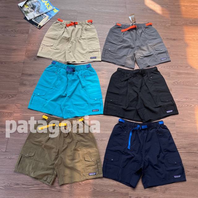 顶级版本 原厂品质Patagonia巴塔哥尼亚 25Ss新款6色 腰带撞色口袋设计 多色户外Outdoor Everyday Shorts's 7 In.工装复