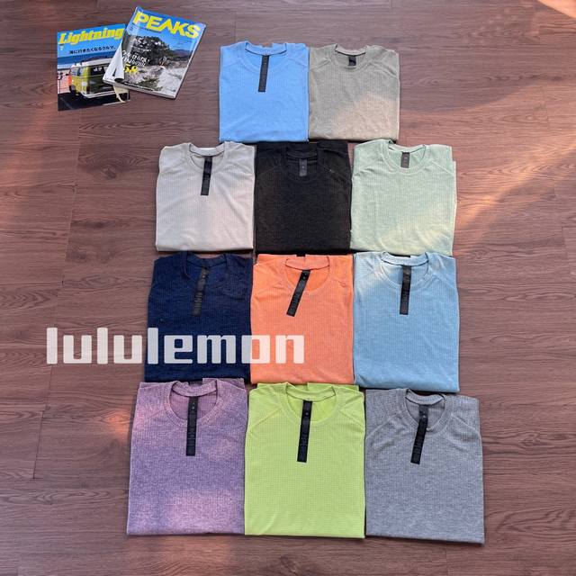 纯原臻品 原厂跟单 原单品质Lululemon露露乐蒙 11色夏日多巴胺糖果色系Metal Vent Tech系列 Silverescent面料 Lulu新品情