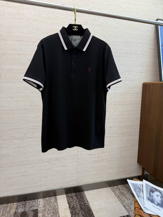 Bc25S春夏男士Polo 胸前标志性Logo徽标 整体非常的轻商务休闲！纯棉面料，上身轻盈舒适顺滑 到手绝对让你觉得物有所值的一件单品！！！ 码数M-4Xl