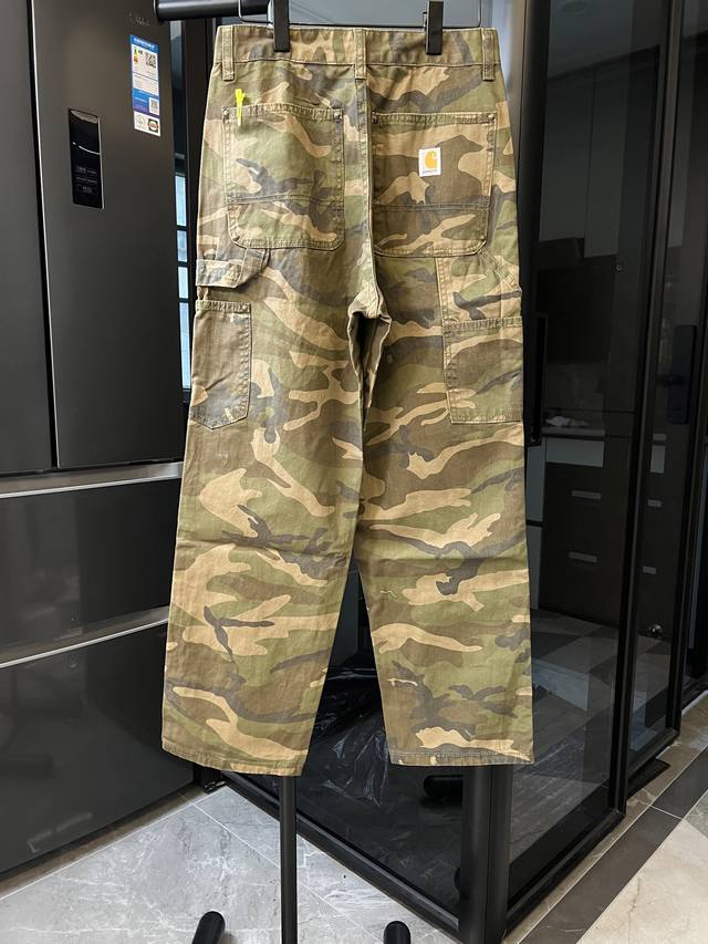 隔天 Carhartt Wip60Ss 迷彩多口袋伐木工装直筒休闲牛仔裤 迷彩 Size：28 30 32 34 36 S-Xxl对应 详细尺码可查图9
