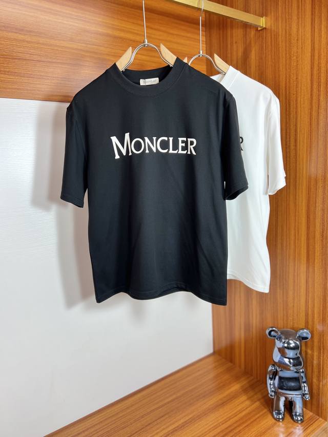 Moncler 蒙口 2025春夏新品 三标齐全 圆领纯棉短袖T恤 好货不用过多介绍 看细节 专柜码数：M-Xxxl 175 140建议L