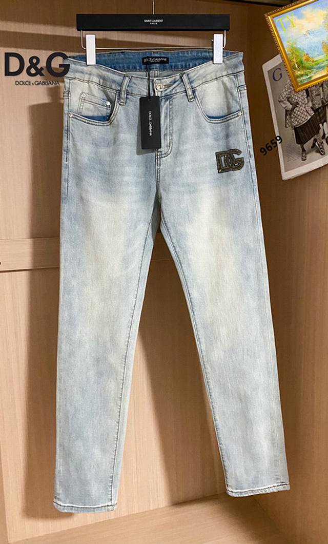 D&G 2025Ss新款牛仔裤，定制全套五金，全新品牌设计工艺，做工精细，细节完美，高版本码数：28-38 无35.37
