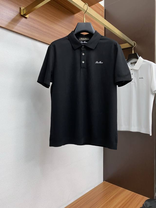 Tai Lp 诺悠翩雅 2025Sshk专柜同款同步上新短袖翻领Polo 定制珠地面料 定制罗纹翻领 一体起脚针织 高端人士必备单品，懂货的来欢迎对比专柜 。码
