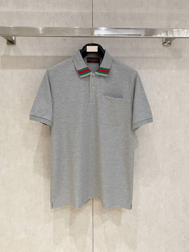 Xp Gucci 2025年新款官方同步 商务首选时尚个性 百搭潮流纯原品质 原版面料吊牌 领标 水洗麦 三标齐全颜色:蓝色 灰色尺码：M-2Xl