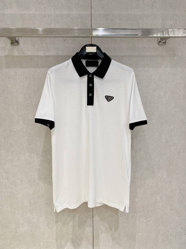 Xp Prada 2025年新款官方同步 商务首选时尚个性 百搭潮流纯原品质 原版面料吊牌 领标 水洗麦 三标齐全颜色:黑色 白色尺码：M-2Xl