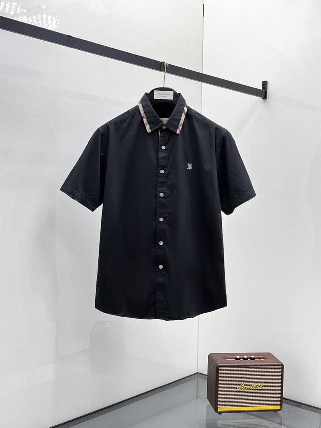 Guo 巴宝莉 Burberry短袖 衬衫 衬衣官网同步爆款 渠道货 高端定制 品质经得起任何形式检验，赋予你与众不同的上身体验！均经过严格的挑选工序，定制原版