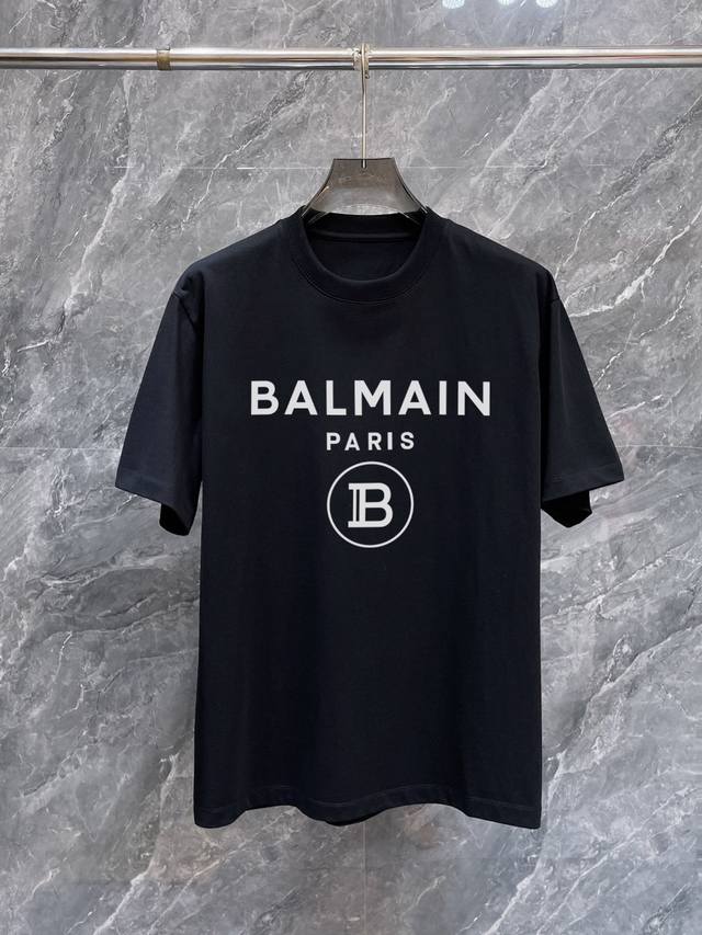 Balm** 巴尔曼 2025 新品260克短袖 火爆上市啦 定制顶级优选洗水棉面料 上身舒适度高 专柜同款装饰 轻奢内敛低调奢华 内搭外穿轻松驾驭不挑人 裁剪