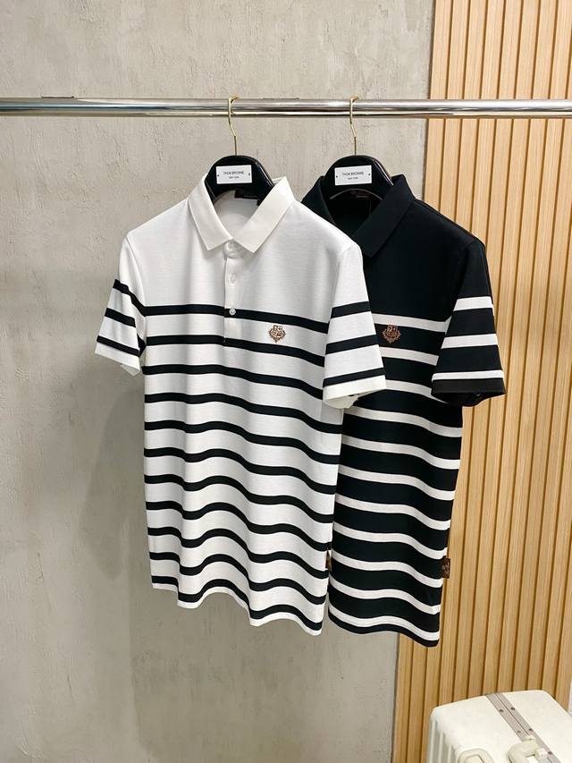 新品上市 Lp Ss夏季新款字母Logo男士翻领Polo衫！经典商务男款，高端男装的天花板级别的商务男款！简约时尚大气不失优雅，单穿内搭体面过人，品质控 细节控