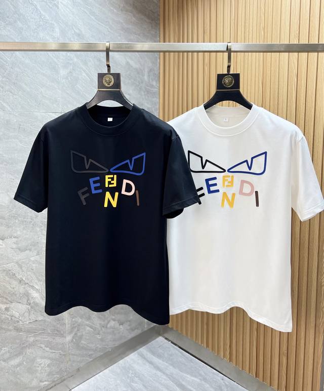 Fendi 芬迪 2025春夏新品 三标齐全 短袖T恤 好货不用过多介绍 看细节 专柜码数：M-Xxxxl 175 140建议L