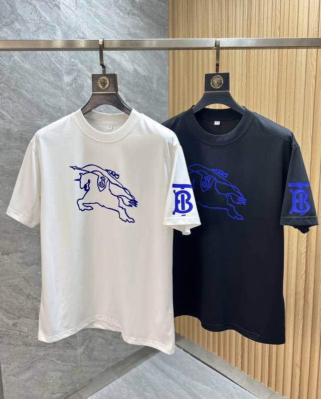 Burberry 巴宝莉 2025春夏新品 三标齐全 短袖T恤 好货不用过多介绍 看细节 专柜码数：M-Xxxxl 175 140建议L