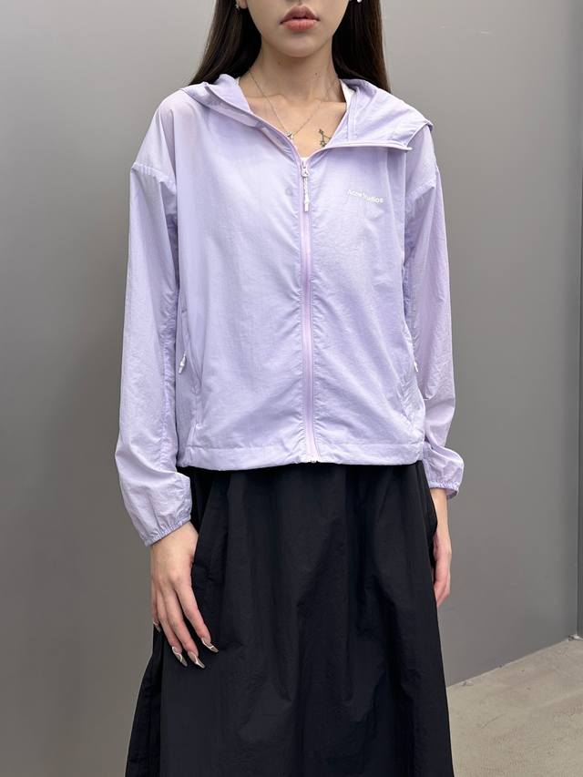 Acne ｜ 新款轻薄防晒服，经典前后印花标，进口超薄尼龙防晒面料，尺码Sml