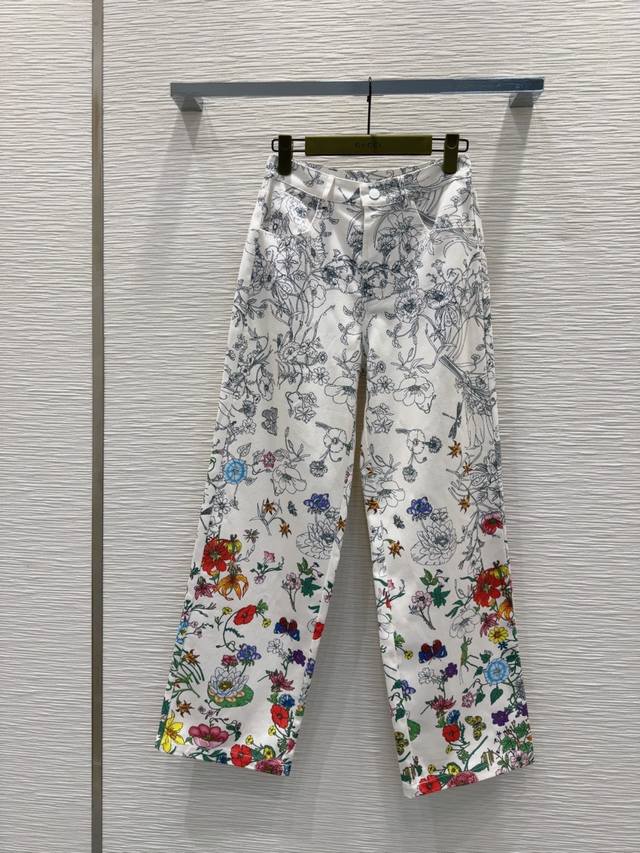 Gucc* 2025Ss新款 印花面料 简约中流露出高奢 整件衣服做工更是非常精细！ 版型简单一目了然，美伦美幻 低调又要引人注目，必选这款 Sml S衬衣 后
