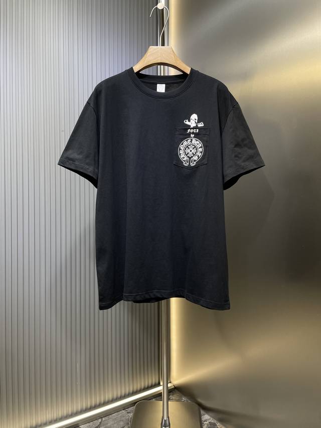 Come Hearts 顶级原单 克罗心 25Ss新款Foti 蜥蜴人卷轴短袖面料采用26织200克全棉材质 印花采用手工胶浆印花 定制辅料Size：Sml