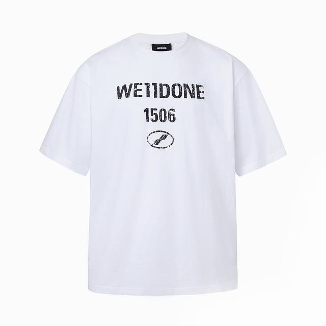 码数Xs-S-M-L男女同款 现货发售 自取隔天 We11 25Ss 深圳限定Tee市场唯一购入原版开发 王嘉尔同款黑色原版为240G 白色原版为220G 如果