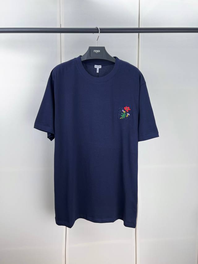 Loewe罗意威小红花刺绣短袖Xs S M L