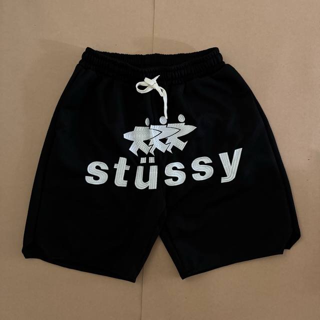 Sy30# 实拍图Stussy 25Ss 斯图西夏季滑板小人系列重工刺绣美式短裤 甄选进口纯棉斜纹面料 进口百灵达十万针立体刺绣 耗时耗力 极其复杂 慢工出细活