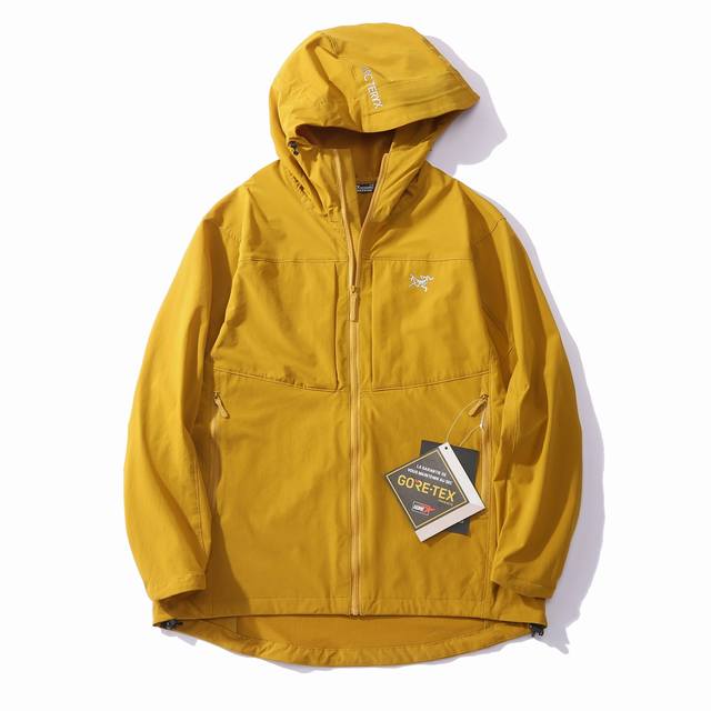 新品 Gamma Mx软壳冲锋衣Arcteryx Gamma Lightweight Hoody全新改款设计 胸前口袋跟Mx对齐！防风防泼水，Upf防晒50 ％