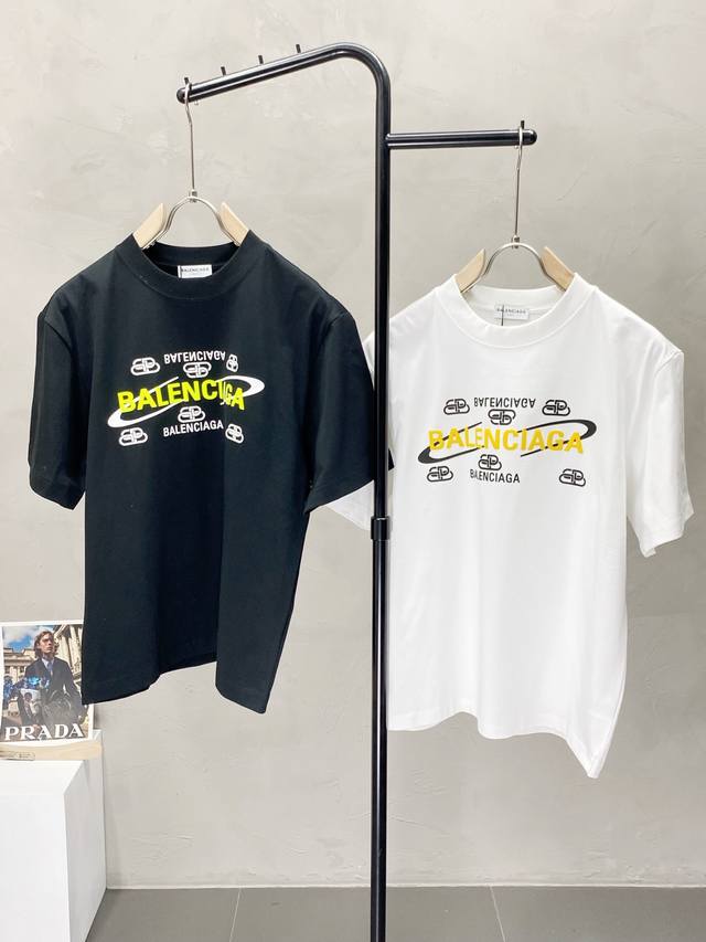 Balenciga巴黎世家独家专供新款原单男士休闲短袖 高端 高版本 时尚百搭爆款进口面料 手感超柔软细腻 穿着亲肤舒适 高端精品 代工厂P精细做工 上身非常赞