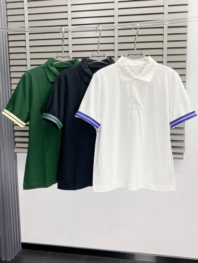 Burberry巴宝莉独家专供新款原单男士休闲翻领短袖 高端 高端版本 时尚百搭爆款进口面料 手感超柔软细腻 穿着亲肤舒适 高端精品 代工厂P精细做工 上身非常