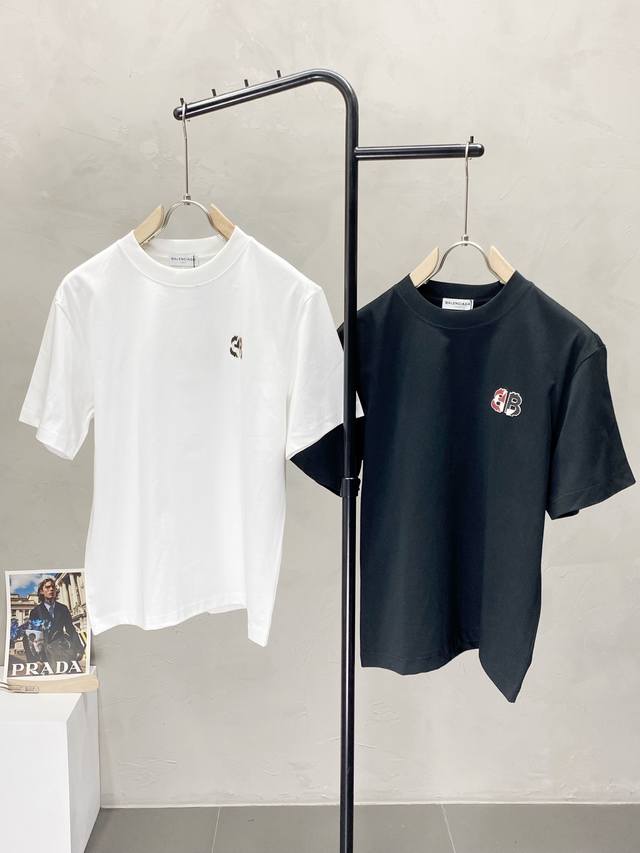 Balenciga巴黎世家独家专供新款原单男士休闲短袖 高端 高版本 时尚百搭爆款进口面料 手感超柔软细腻 穿着亲肤舒适 高端精品 代工厂P精细做工 上身非常赞
