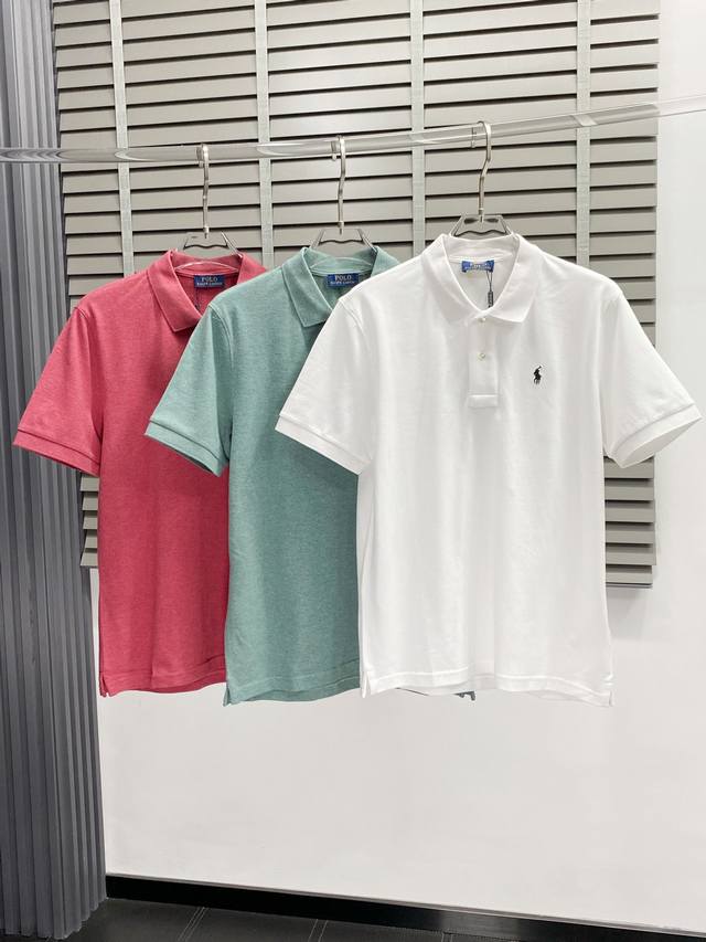 Ralph Lauren拉夫劳伦Polo独家专供新款男士休闲春夏翻领短袖 高端 高端版本 时尚百搭爆款进口面料 手感超柔软细腻 穿着亲肤舒适 高端精品 代工厂P