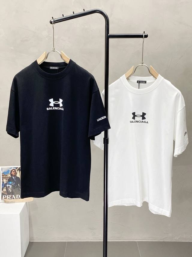 Balenciga巴黎世家独家专供新款原单男士休闲春夏短袖 高端 高端版本 时尚百搭爆款进口面料 手感超柔软细腻 穿着亲肤舒适 高端精品 代工厂P精细做工 上身